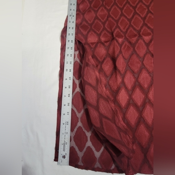 Band Of The Free Band of Gypsies Lila Merlot Midi Dress Size Small Lace  UpFront - Picture 5 of 15